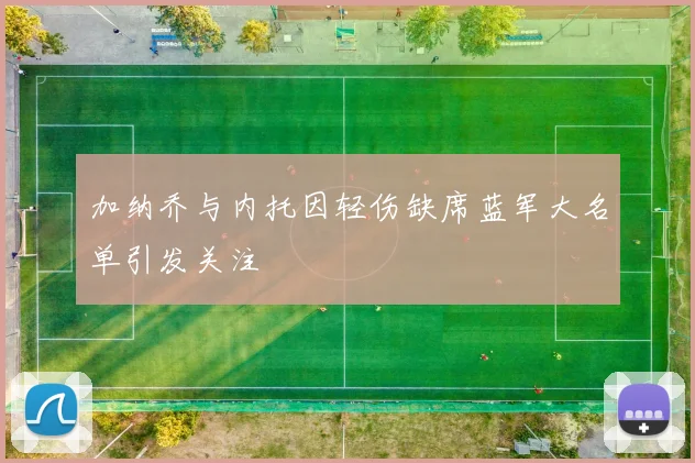 加纳乔与内托因轻伤缺席蓝军大名单引发关注